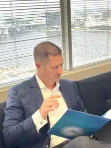 mark kuca reviewing tax files